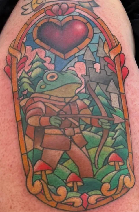 Cover up of a 25 year old tattoo