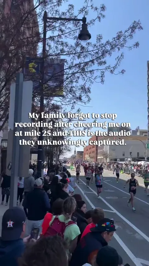 Her husband didn’t realize his phone was still recording after cheering her on, and it captured this audio of her family’s reaction