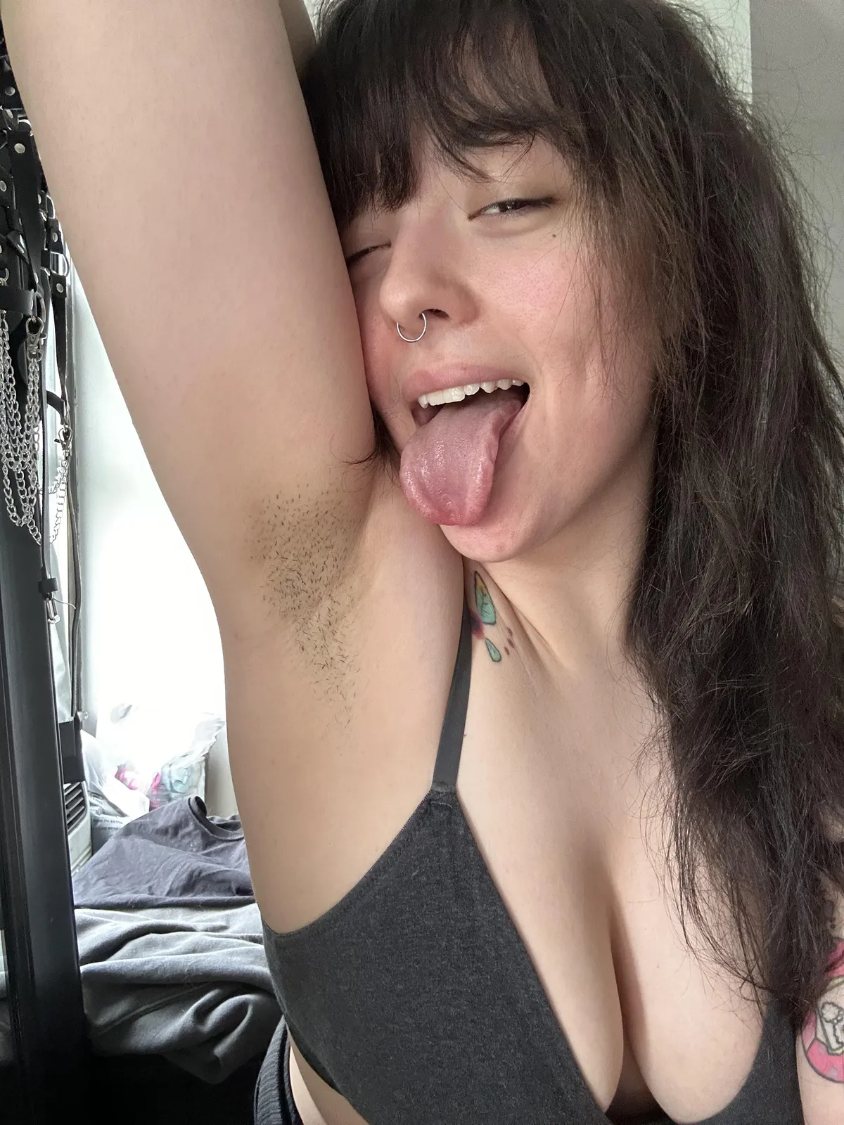 Let my pits grow out should I shave them today 