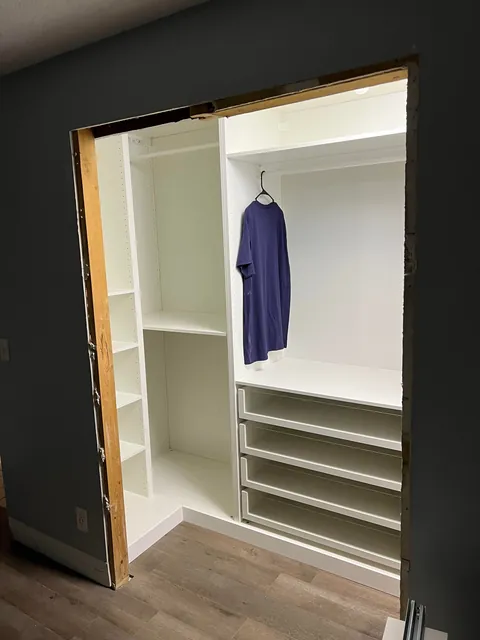 Transformed my tiny closet with IKEA 