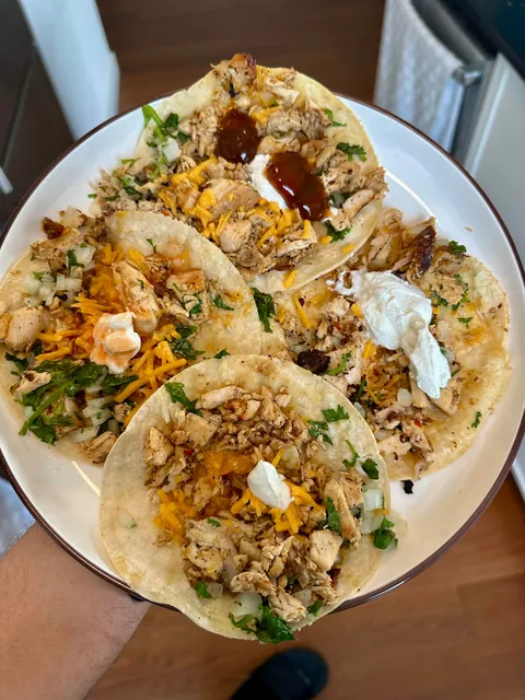 Chicken tacos [homemade]