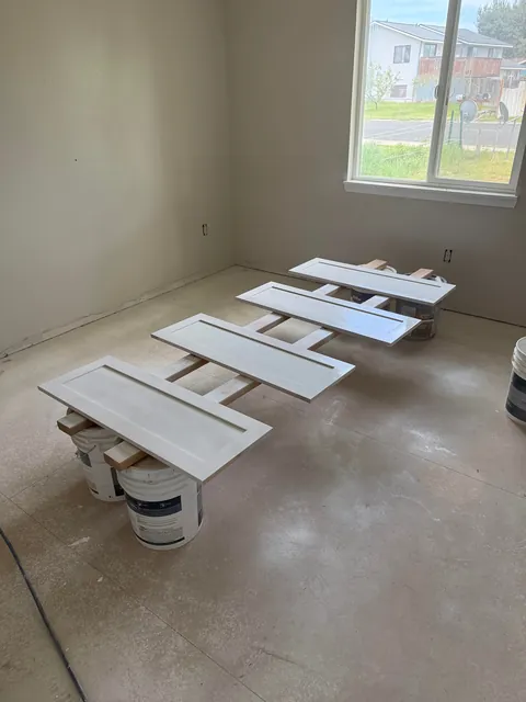 Built this over the longest ‘weekend project’ ever. Finally finished my first set of built-ins in my home!