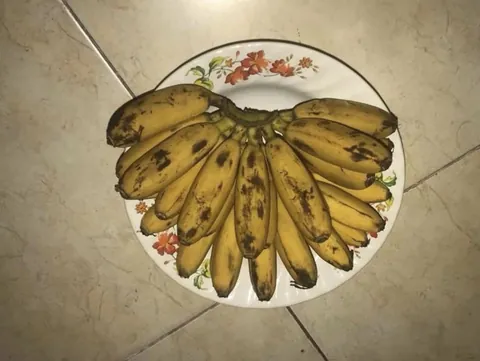 When I arrived in Thailand in 2016, I planted a banana in the symbolic hope that it would one day grow and bear fruit of its own. Ten years later, these are some different bananas that I bought from the shop