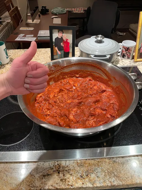 Made Al Pastor tacos with a 5 lb. pork butt (steps) [homemade]