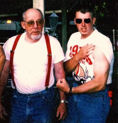 My antifa grandfather (Pearl Harbor survivor) and myself