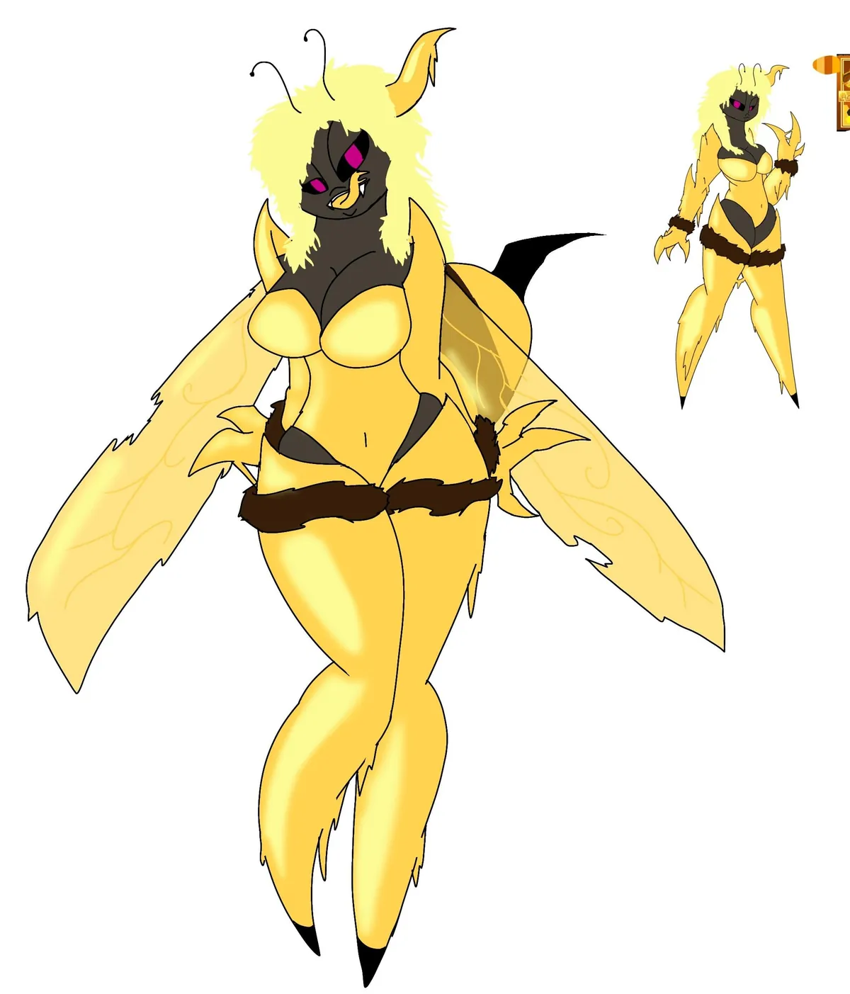 Honey slime demon oc