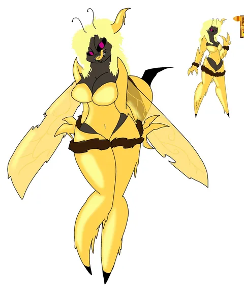 Honey slime demon oc