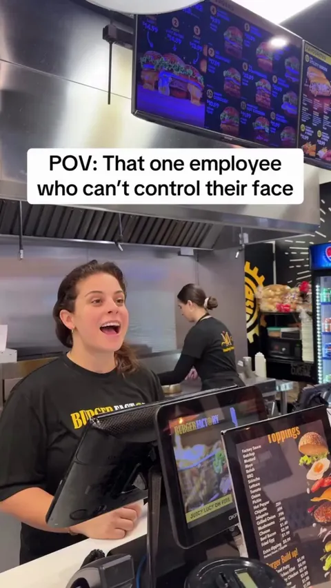 That one employee who can't control their face