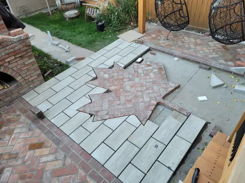 I built a patio to go with my pizza oven