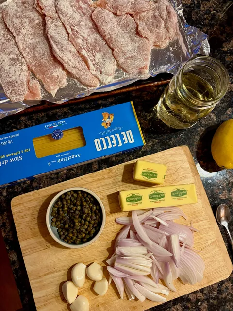 [homemade] chicken piccata