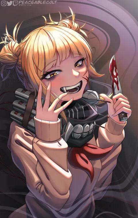 I finally got around to drawing Himiko Toga [My Hero Academia]
