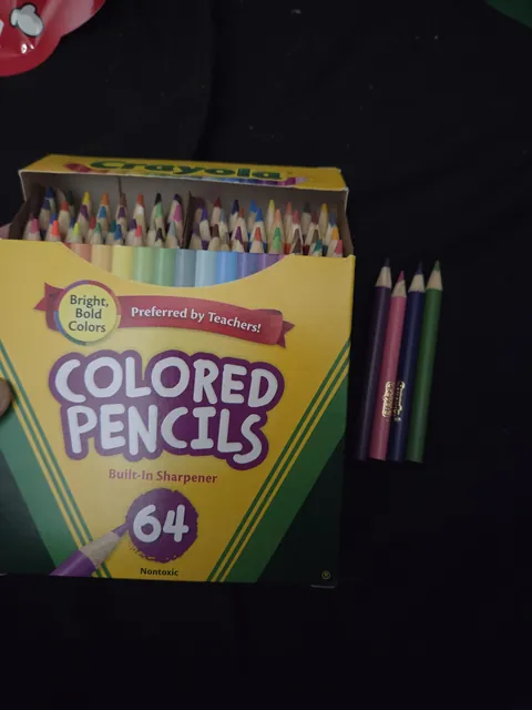 Not only did the pencils not come in color order but they are tiny