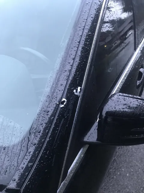 Stopped cause I thought my tire popped, but i'm pretty sure someone tried to murder me.