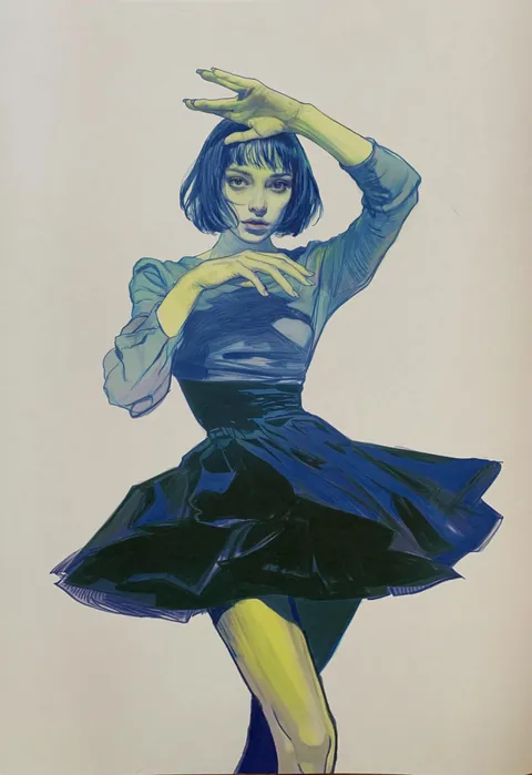 Antiseptic I, Senescence, Coloured Pencil, Copic Marker, Multiliner, Ink, 2024