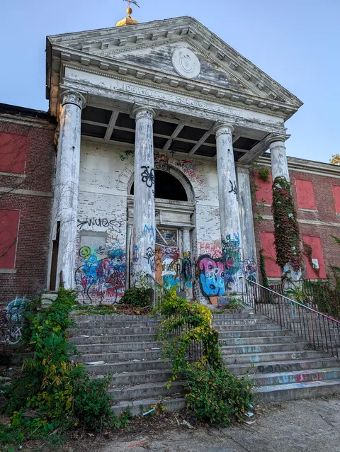 Abandoned hospital in Massachusetts