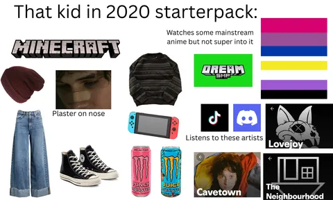 That kid in 2020 starterpack