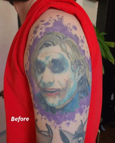 11 year old Joker (not by me) fixed by (me) John Embry at Muse &amp; Myth Louisville KY