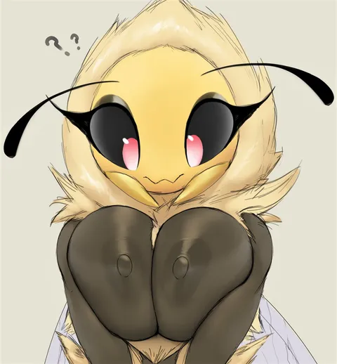 Some tits on a bee