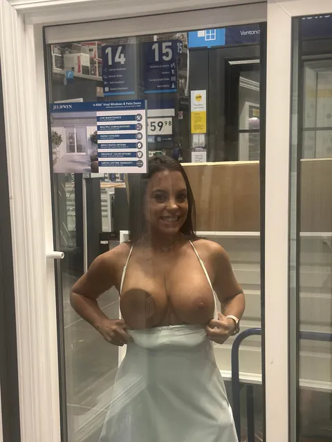 Public exposure meets home improvement. Thx Lowe’s! Swipe…..