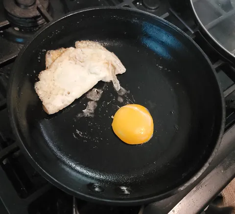 My egg yolk fell off