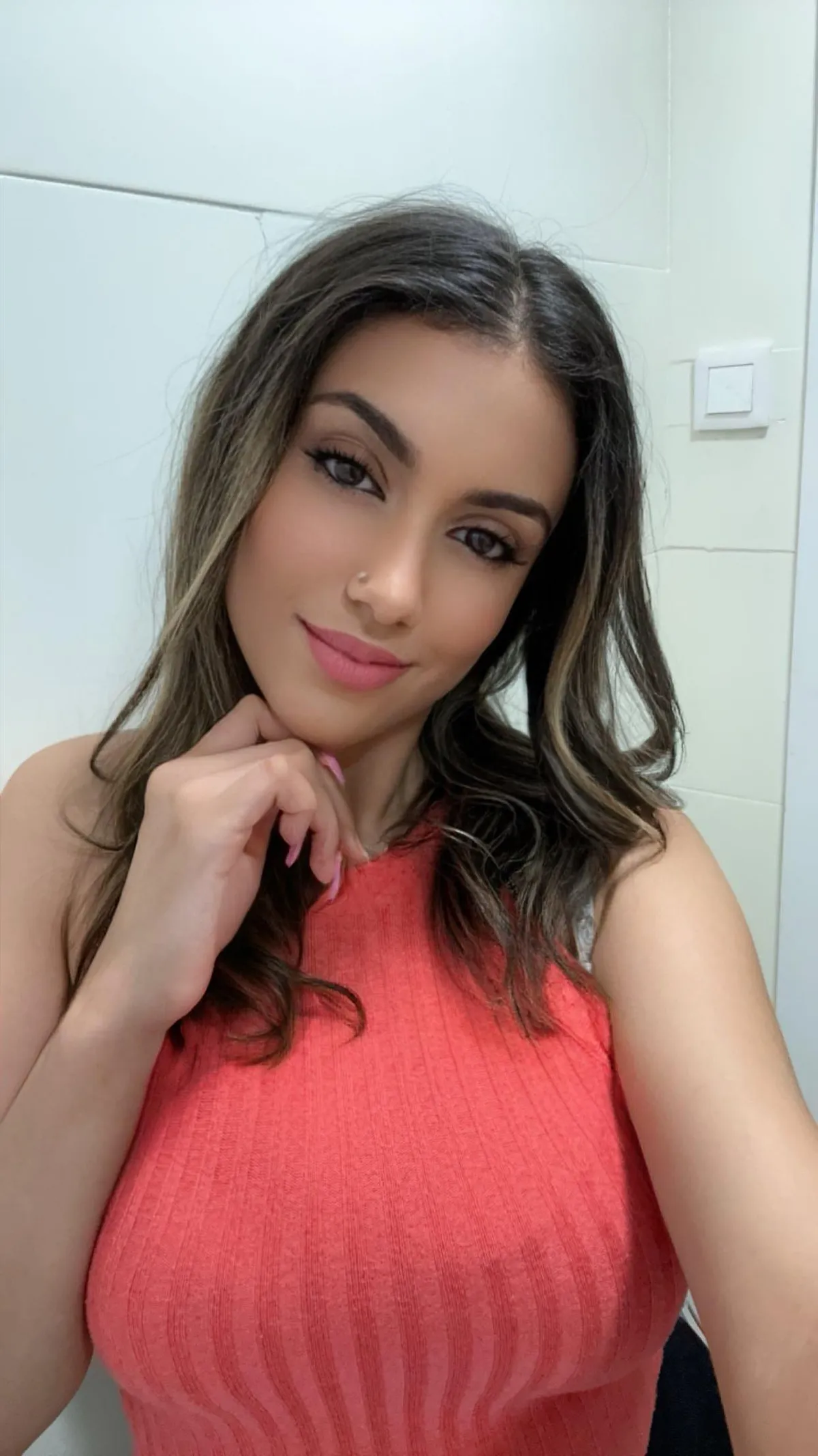 Let's stare at each other without breaking eye contact...