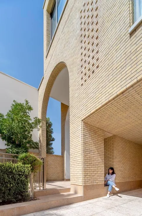 Brick - two contemporary residential buildings in isfahan, iran. 