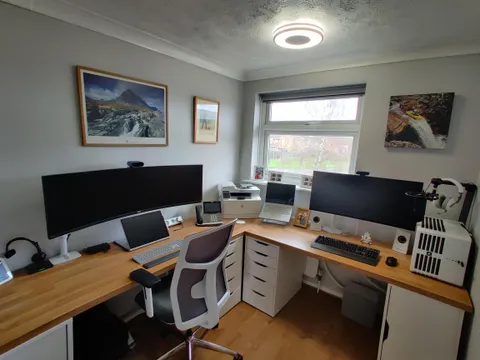 Decided to separate work (left) and play (right)