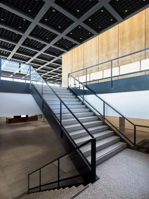 New National-gallery in Berlin, Germany (1965-1968) by Ludwig Mies van der Rohe