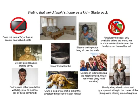 'That Weird Family's Home' Starterpack
