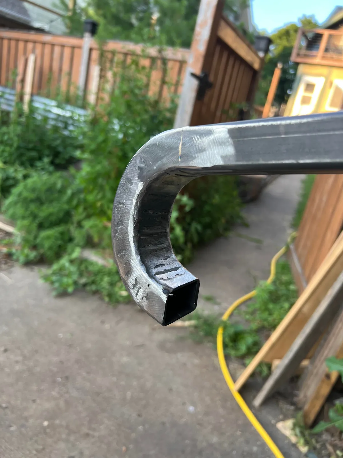 Built a new railing for my front steps