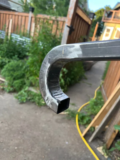 Built a new railing for my front steps