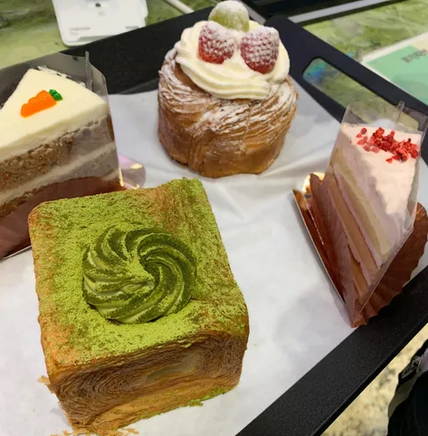 [I ate] fancy bread in South Korea