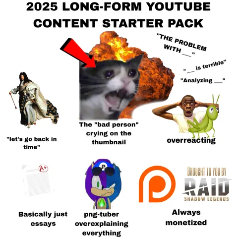 2025 long-form youtube content starter pack