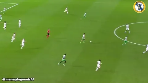 Perplexing tackle from Tchouameni to stop a Betis counterattack 