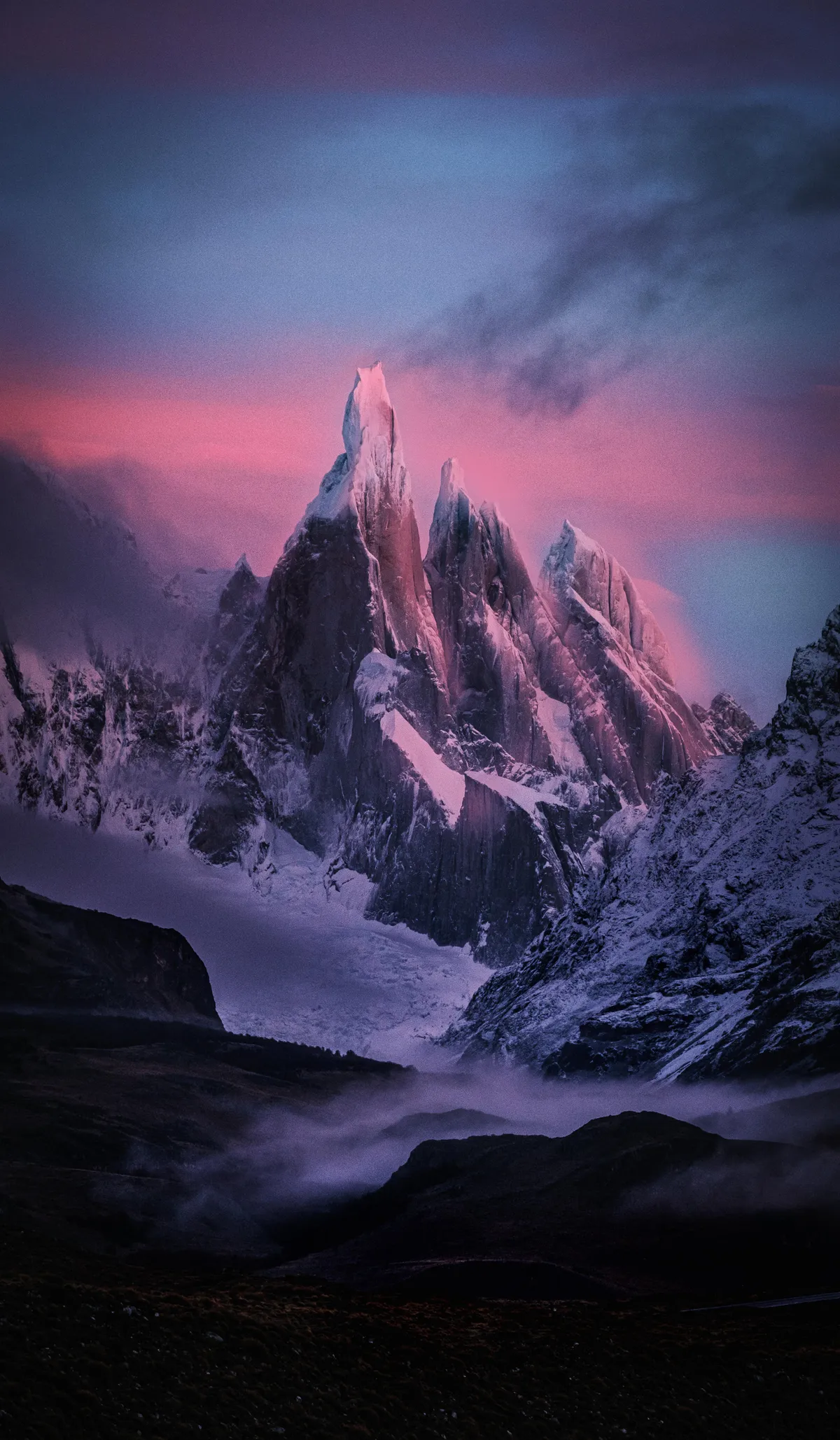Cerro Torre, Argentina [3641x6240] [OC]
