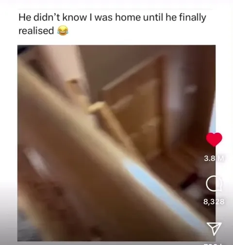 He thought he was alone