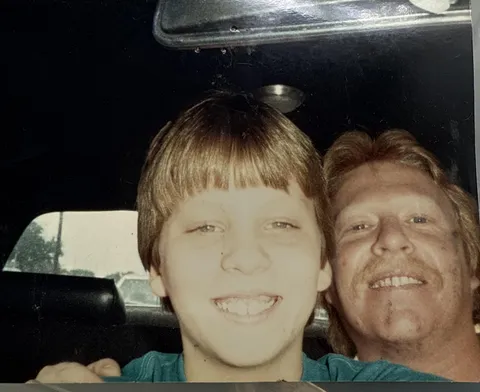 The last picture of my dad and me before he died on the job in 1988. Still my favorite selfie.