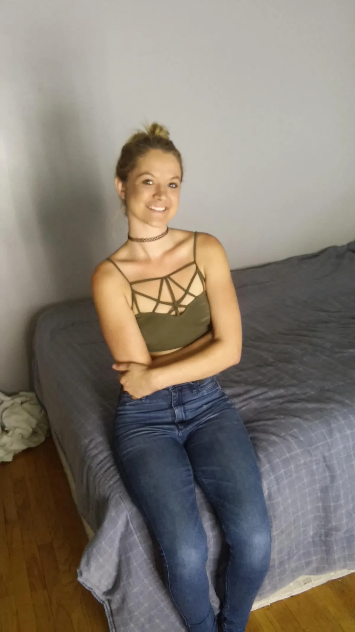 Hot blonde Hilary covered in thick cum 