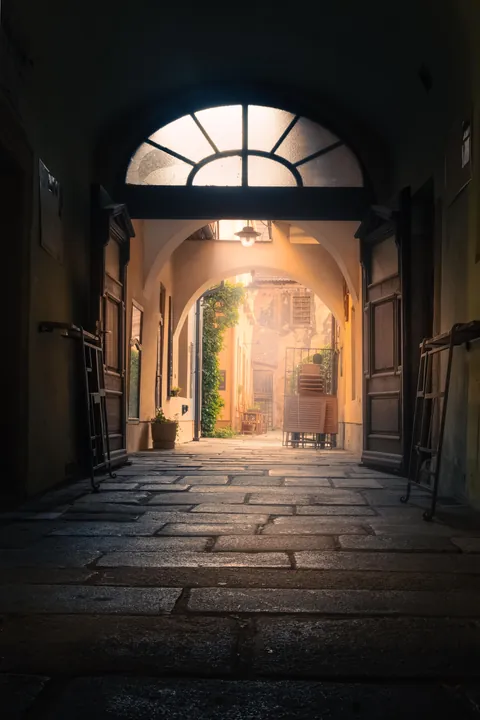 ITAP of a historical alleway