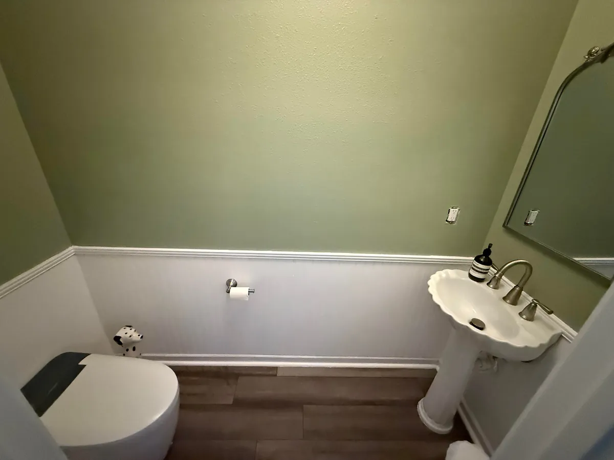 I’ve never done a real DIY project. This week I redid our half-bath. I’m really proud of it.