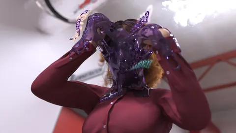 TakeOverTember Day 20: Oral Invasion (Comic: Splintered Cells 3) - The slime needs a solid bod to infiltrate the facility... how about THAT lovely redhead? Open wiiiide!