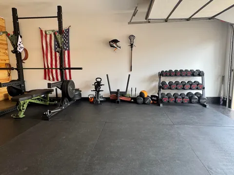 Garage Gym Before and After