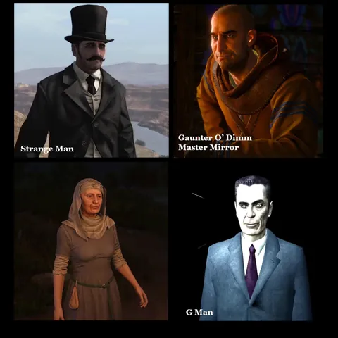 Mysterious and omniscient characters are my favorite.