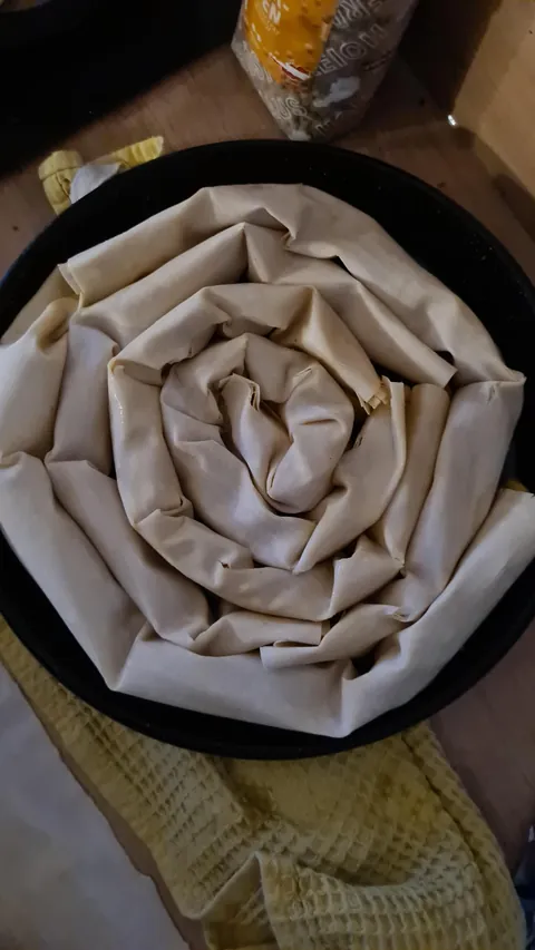 [Homemade] My wife made a turkish potato börek.