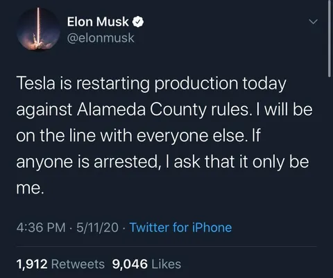 Elon has transcended time, space, and county regulations