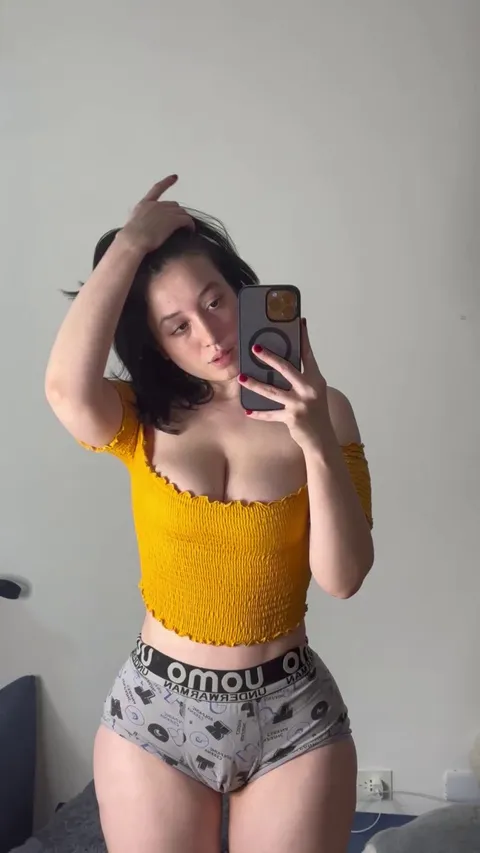 Gooners like you don't need porn to get triggered. This is a safe TikTok but I know you would pump for it. Do you like to watch my big tits bouncing? Now keep gooning for mommy