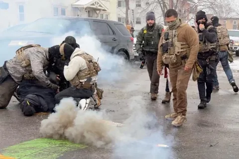 ICE Tear Gasses Minneapolis (1/21/26) [OC]