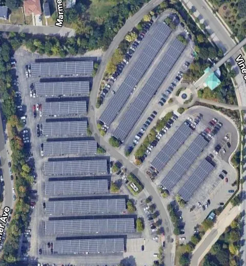 Cincinnati zoo cover their car parks with solar panels