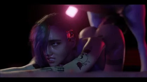 Even with all the cybernetic enhancements and tech she can handle, Judy still can't find a substitute for good horse cocking. (th3Bartender)