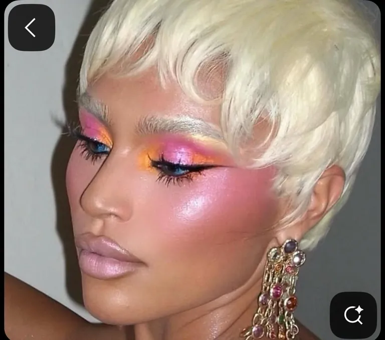 The inspo and my recreation✨